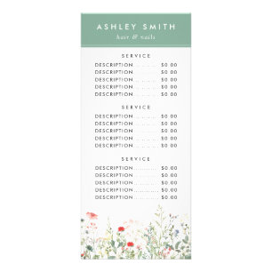 Wildflower Meadow Rack Card