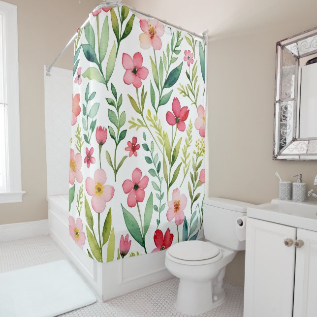 Wildflower Meadow Shower Curtain (In Situ)