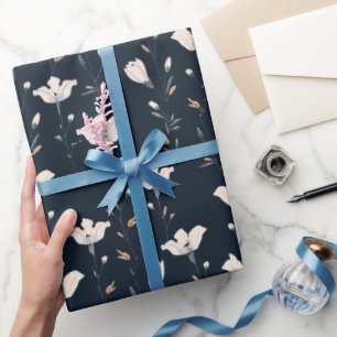 wildflower meadow,watercolor boho wild flowers,pre wrapping paper