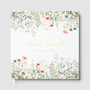 Wildflower Meadow Wedding Guest Book
