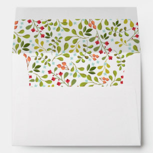 Wildflower Meadow Wedding Matching Envelope