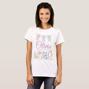 Wildflower Mum-to-be Baby Shower T-Shirt