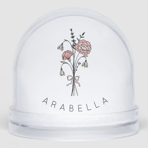Wildflower  Name  Snowglobe