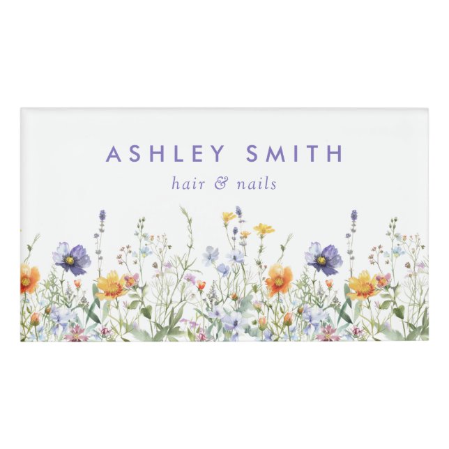 Wildflower Name Tag (Front)