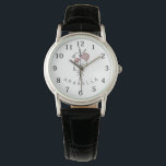 Wildflower  Name  Watch<br><div class="desc">Personalised  Round Watch are perfect for yourself,  or as a gift! These are also the perfect bride's gift or proposal gift.</div>