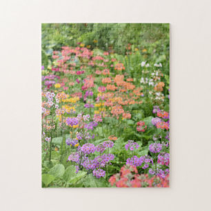 Wildflower Patch Flower Garden Nature Photography Jigsaw Puzzle