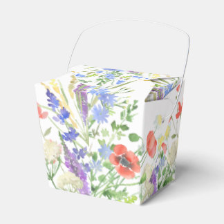 Wildflower Pattern Favour Box