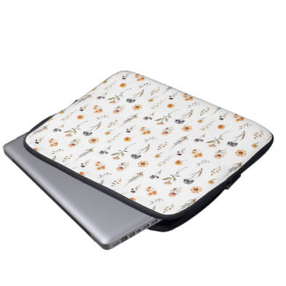 Wildflower Pattern Laptop Sleeves
