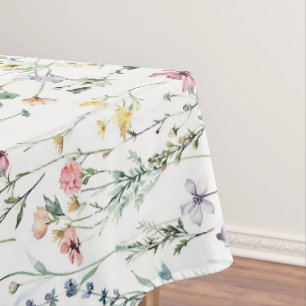 Wildflower Pattern Tablecloth