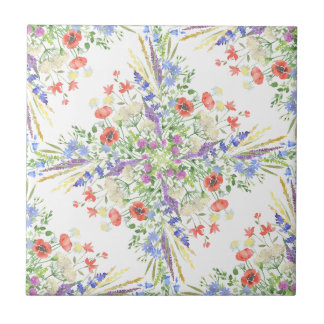 Wildflower Pattern Tile