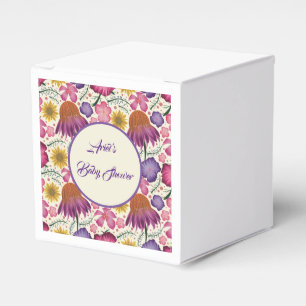 Wildflower Personalised Garden Baby Shower Favour Box