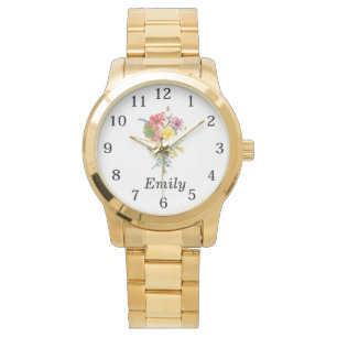  Wildflower personalized name Watch