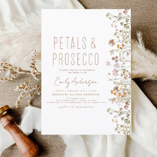 Wildflower Petals & Prosecco Bridal Shower Garden Flyer