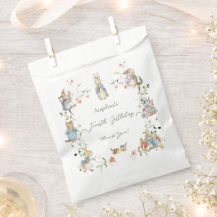 Wildflower Peter the Rabbit Birthday Favour Bags