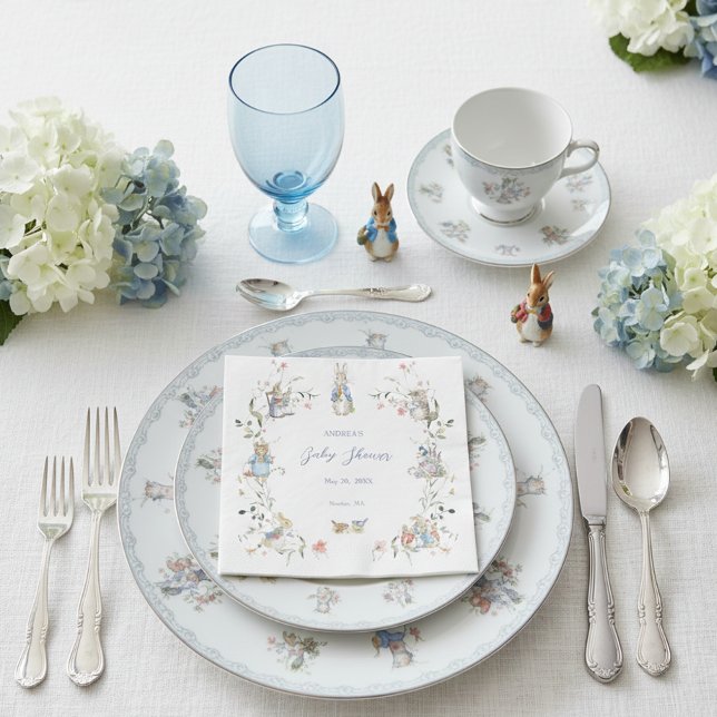 Wildflower Peter the Rabbit Paper Napkin (Creator Uploaded)