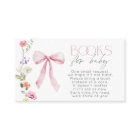 Wildflower Pink Bow Books for baby ticket