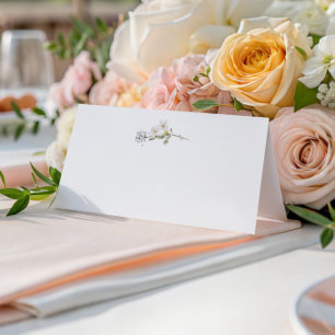 Wildflower  place card