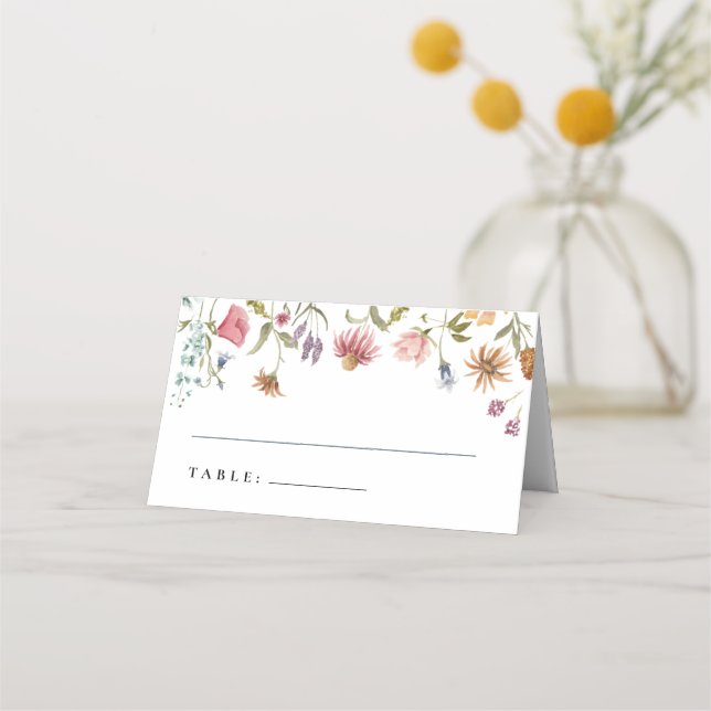 Wildflower Place Cards (Front)
