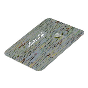 Wildflower Pond Lake Flower I Flexible Magnet