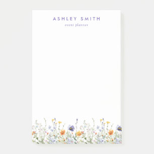 Wildflower Post-it Notes