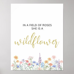 Wildflower Poster