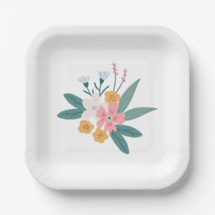 Wildflower Posy Party Plates