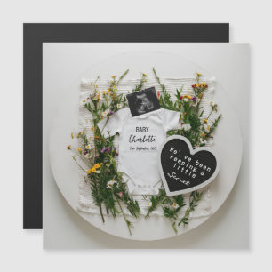 Wildflower Pregnancy Announcement Baby reveal gift
