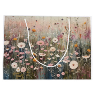 Wildflower Print Gift Bags Multiple Sizes