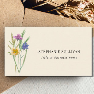 Wildflower Professional Business Card