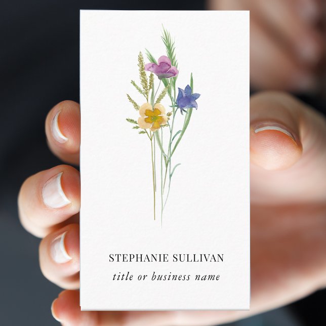 Wildflower Professional Business Card (Creator Uploaded)