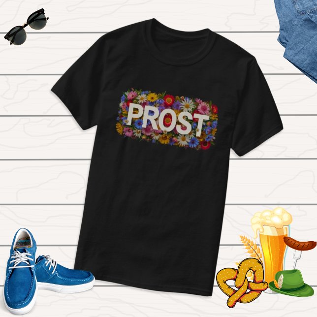 Wildflower Prost Oktoberfest German Beer Festival T-Shirt (Creator Uploaded)