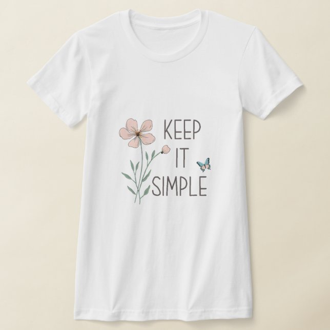 Wildflower Quote T-Shirt (Laydown)