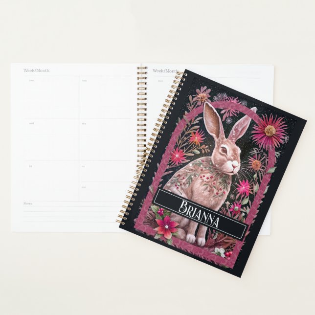 Wildflower Rabbit  Planner (Display)
