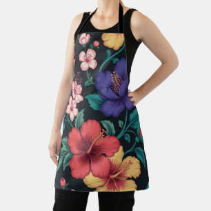 Wildflower Repeat Pattern Apron