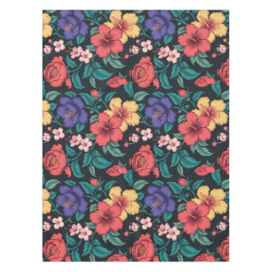 Wildflower Repeat Pattern Tablecloth