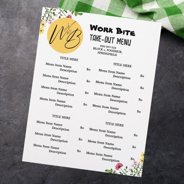 Wildflower Restaurant Take Out Menu QR Code (Creator Uploaded)