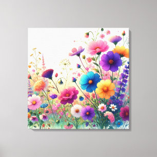 Wildflower Rhapsody Canvas Print