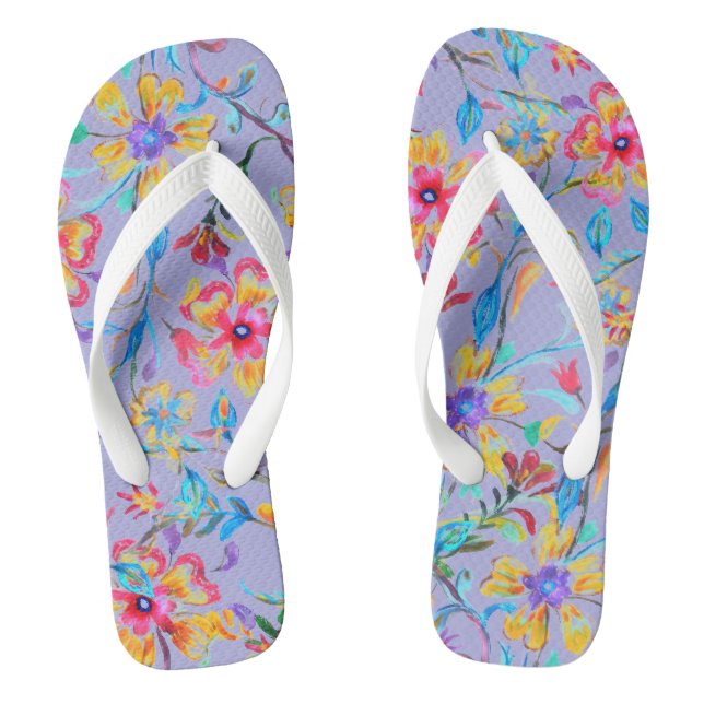Wildflower Riot 2 Jandals (Footbed)