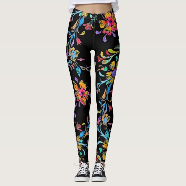 Wildflower Riot Leggings (Front)
