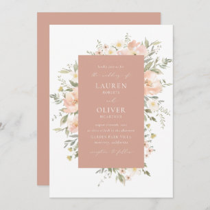 Wildflower Romance Invitation