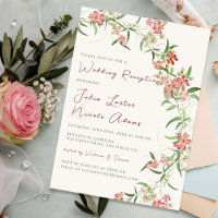 Wildflower Rose Spring Garland Wedding Reception