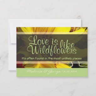 Wildflower RSVP Card