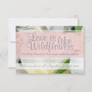 Wildflower RSVP Card