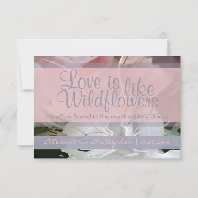 Wildflower RSVP Card (Front)