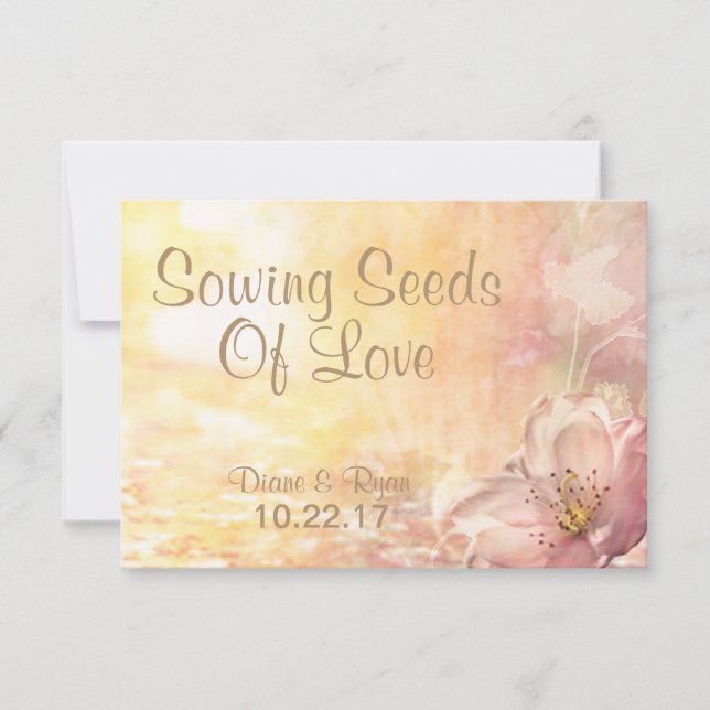 Wildflower RSVP Card (Front)