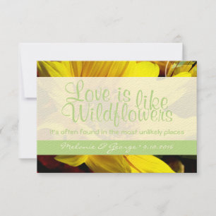 Wildflower RSVP Card