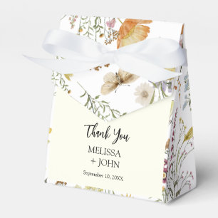 Wildflower Rustic Boho Wedding Favour Box