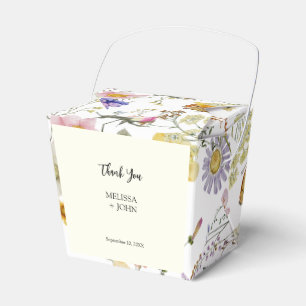 Wildflower Rustic Boho Wedding Favour Box