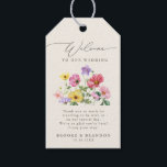 Wildflower Rustic Chic Floral Boho Country Wedding Gift Tags<br><div class="desc">Celebrate your love story with this elegant floral wedding gift tag featuring a charming watercolor wild flower design and modern calligraphy script. Perfect for a garden wedding, outdoor ceremony, or rustic boho celebration, this design blends whimsical floral elements with timeless elegance. Ideal for summer or spring weddings, the vibrant botanical...</div>