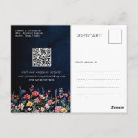 Wildflower Rustic Country Calendar Save the Date